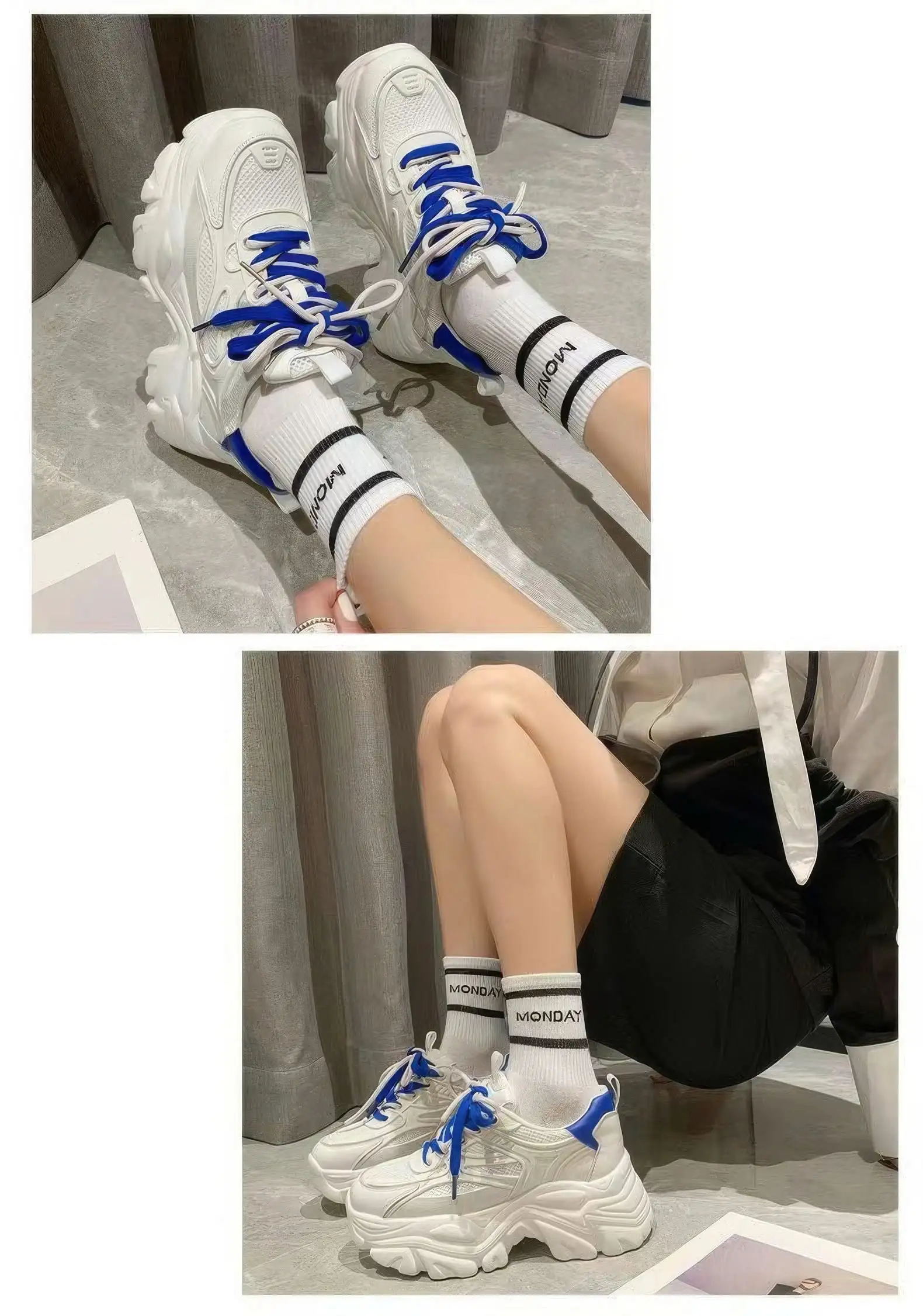 Chic Ascent Kicks - Ride the trend with a secure fit and dynamic style - Image 6